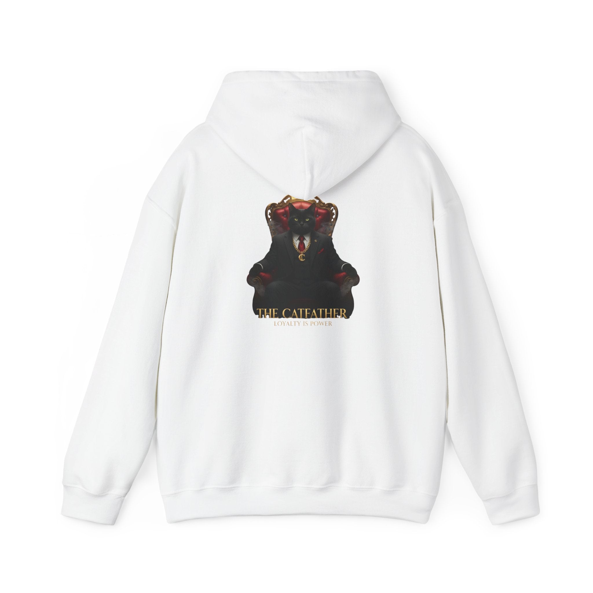 The CatFather Loyalty Edition Hoodie | Silent Power – Beige Mafia Classic