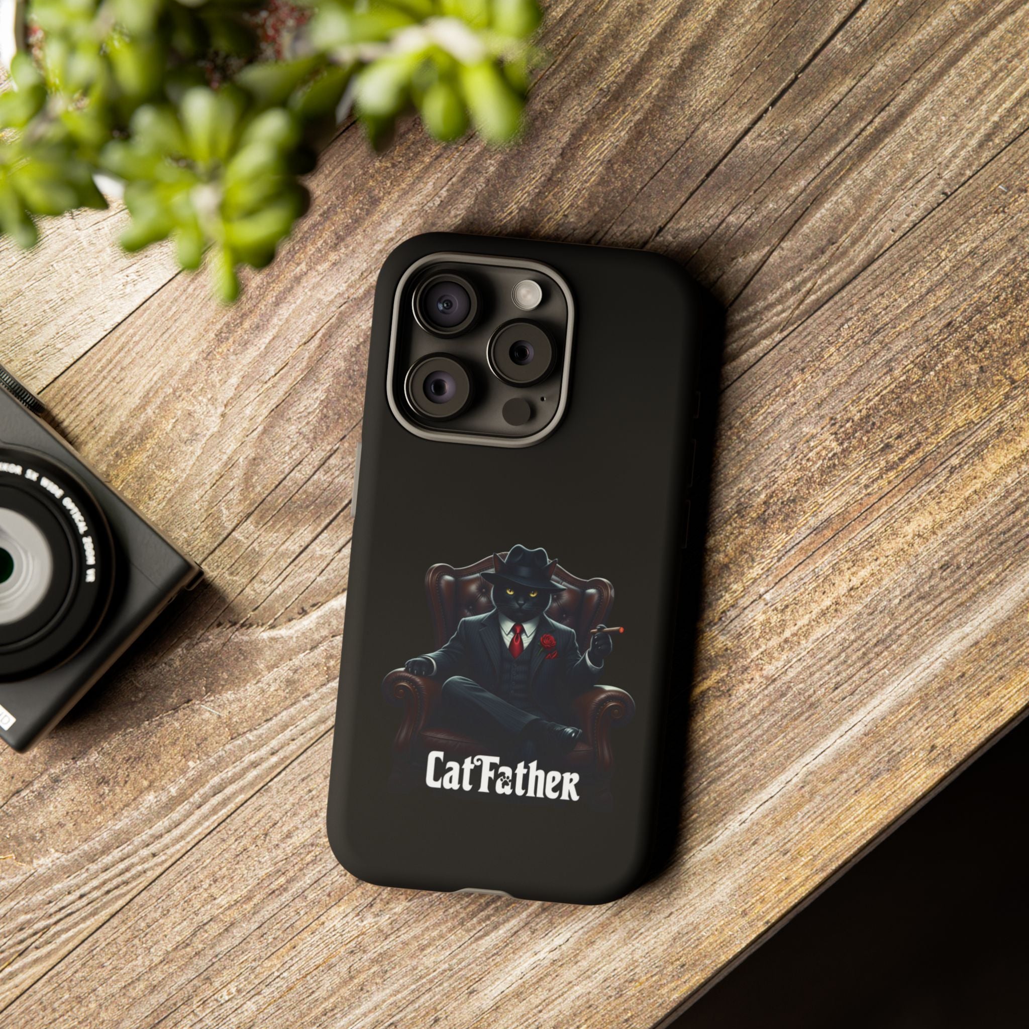 The CatFather Throne Case – Luxury Mafia Edition | Cinematic Power in Your Palm