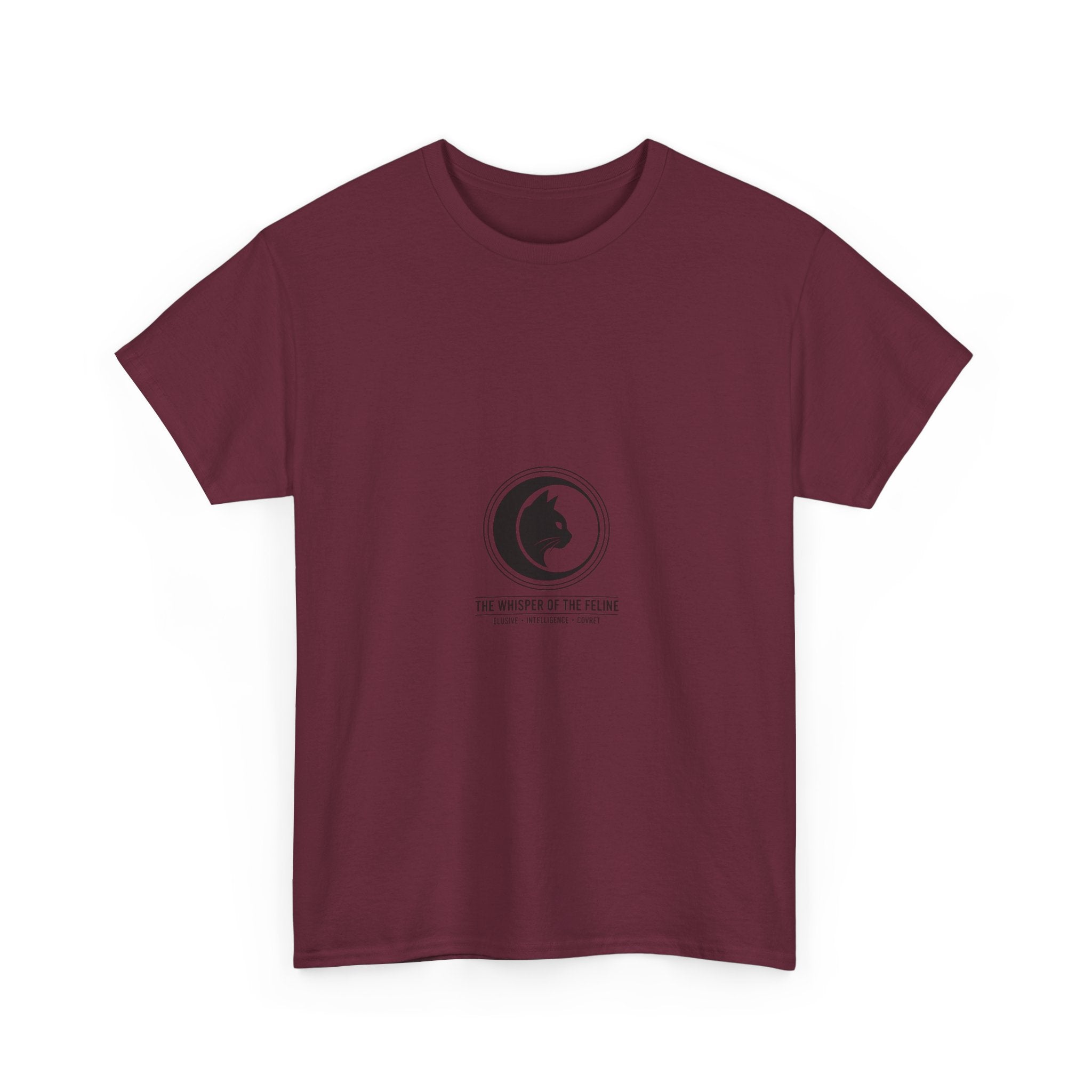 The Whisper of the Feline – Premium Cotton T-Shirt | The CatFather Edition