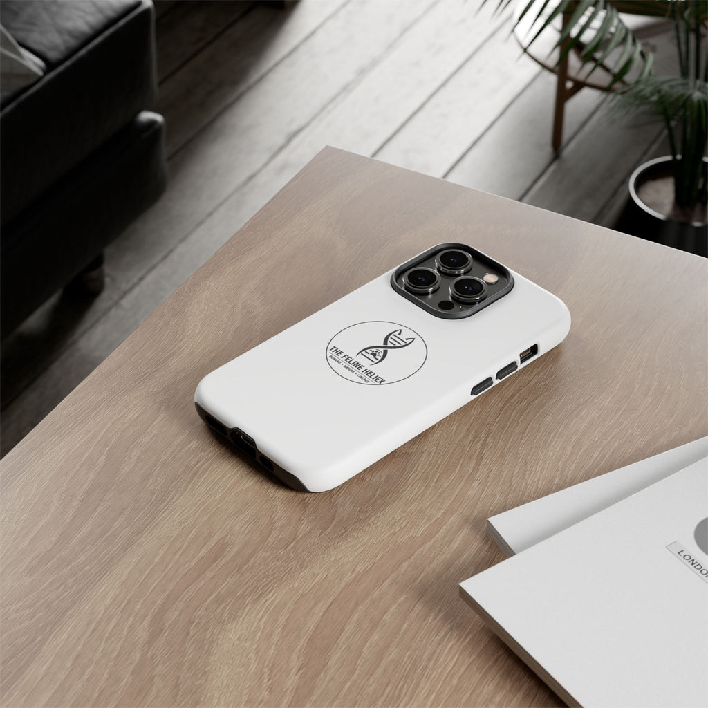 The Feline Heliex – Luxury Dual-Layer Phone Case | The CatFather Genetic Division