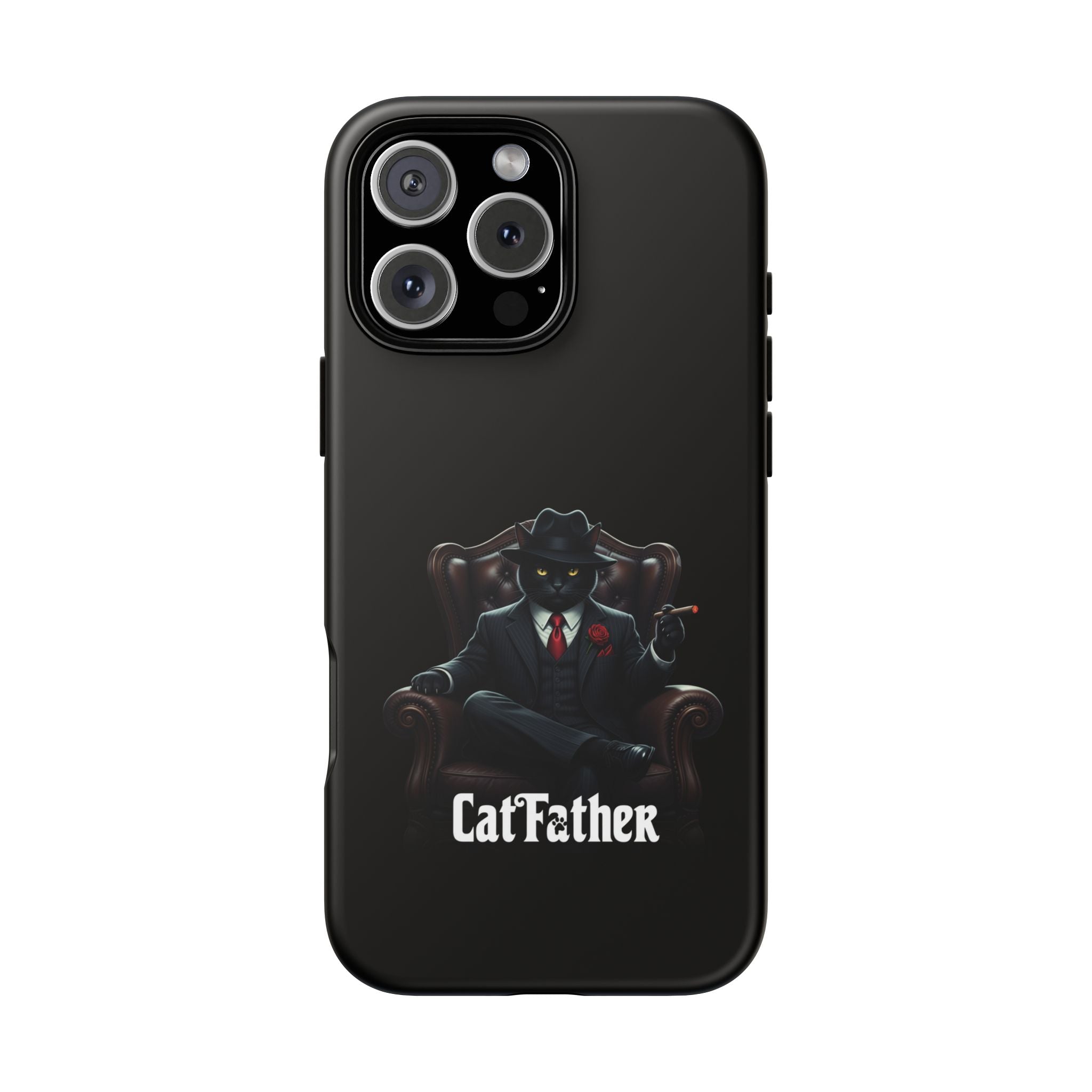 The CatFather Throne Case – Luxury Mafia Edition | Cinematic Power in Your Palm