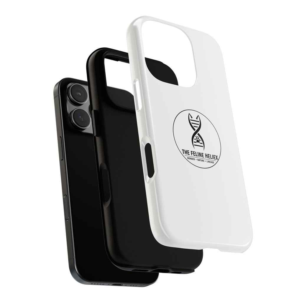 The Feline Heliex – Luxury Dual-Layer Phone Case | The CatFather Genetic Division